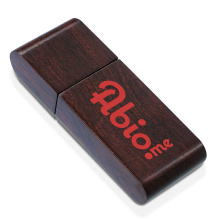 Duurzame houten USB stick - Topgiving